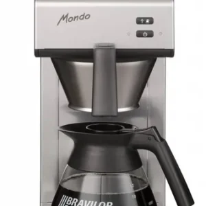 Koffiezetapparaat - Mondo 2 - Filterkoffie - 2 Glazen kannen - 195x406x(H)446cm Direct Verzonden