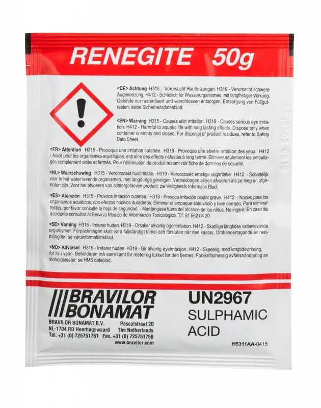 Ontkalkingszout - Renegite - 4x 15 a 50g Weekendaanbieding