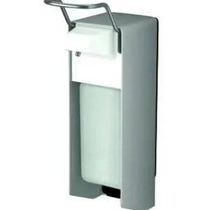Aluminium Zeep- & desinfectiemiddel Dispenser - 151x80x(h)287mm - 500ml Bestel Nu