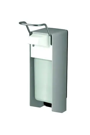 Aluminium Zeep- & desinfectiemiddel Dispenser - 151x80x(h)287mm - 500ml Bestel Nu