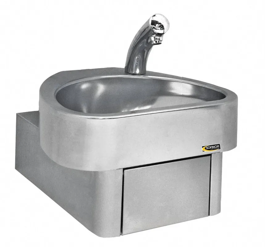 RVS Handwasbak - Elektronisch - Clinium - 460x436x(H)270 mm Merkproduct