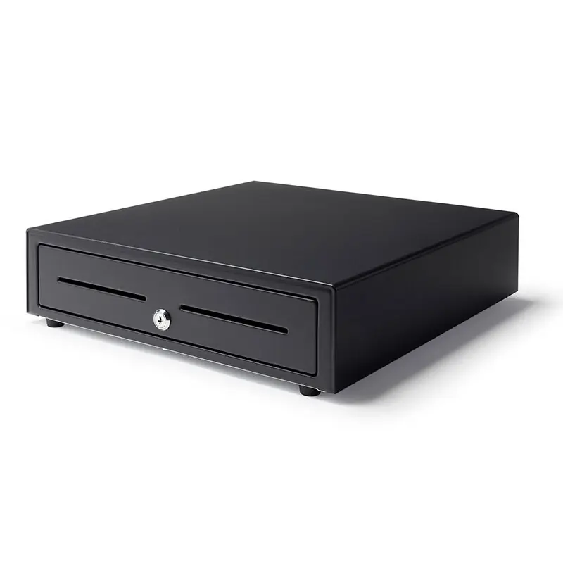 Premium Kassalade Fronttouch Zwart - USB-410 - 8 Munt/ 4 Biljet - Afroomgleuf - 410x415x110(h)mm