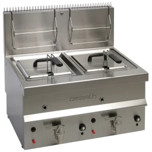 Gas Friteuse - 2x 10 Liter - Tafelmodel - 6500W - 700x600x(H)650mm Populair