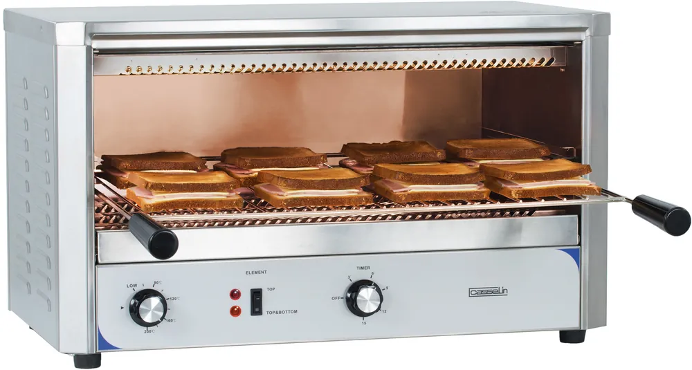 Superprijs Quartz Salamander Toaster - Verstelbaar op 3 Niveaus - 2200W - 680x500x(H)400mm