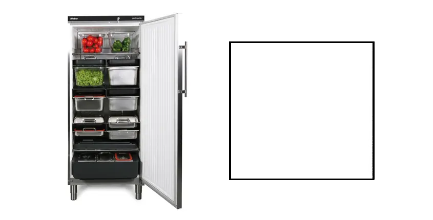 Bestseller Voorraadskoelkast Wit 583 Liter - Geschikt voor 1/1GN - 750x750x(H)1864/1925mm - Links of Rechtsdraaiende Deur