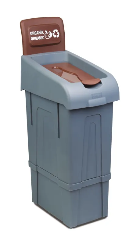Hete Deal Afvalbak voor het Scheiden van Groen - 80 Liter - 340x550x(H)1050 mm