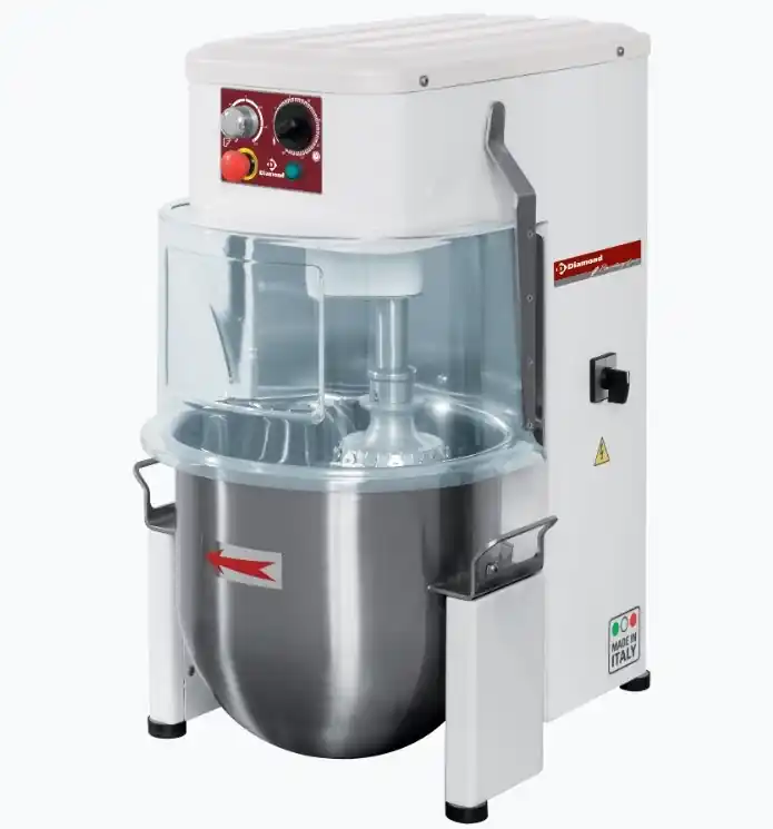 Tafelmodel Deegmenger - Inclusief klopper, spatel en haak - 10 Liter - 520x400x(H)630mm Beperkte Voorraad