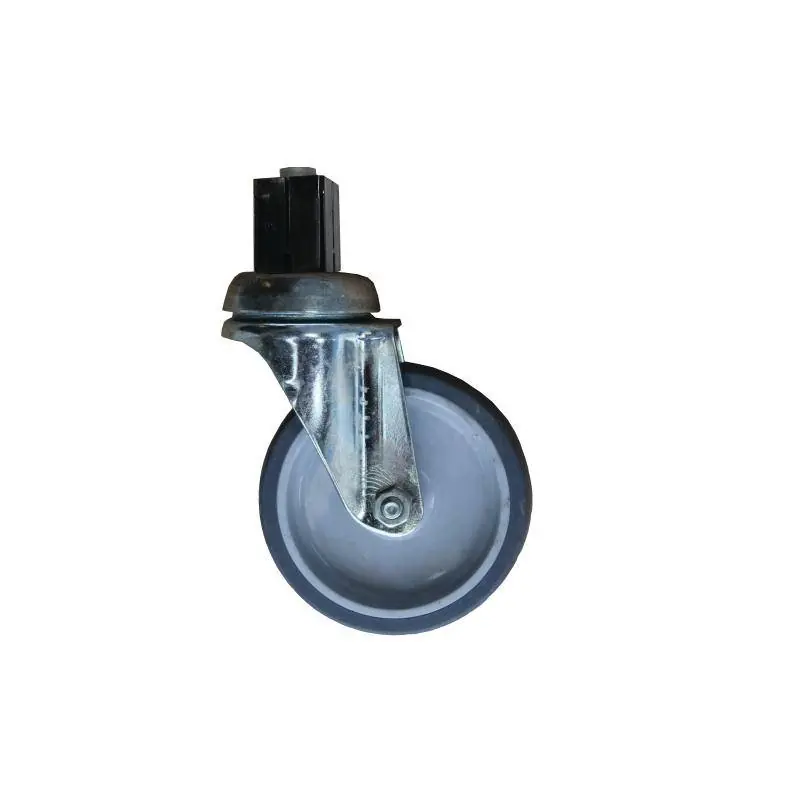 Set van 4 zwenkwielen - PVC - Ø100mm - 2 Met rem Beste Prijs
