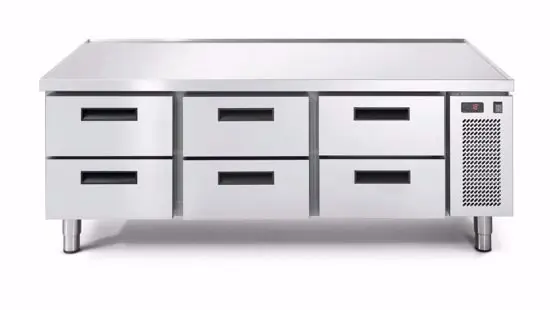 Aanbieding Lage Vrieswerkbank 3x 2 Lades - LINEAR SNACK 703BT/I 2C - 1600x685x(H)613mm