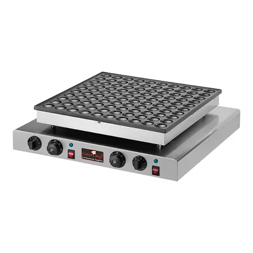 Favoriet Poffertjes Bakplaat - 100 Poffertjes - 3000W - 550x600x(H)170mm