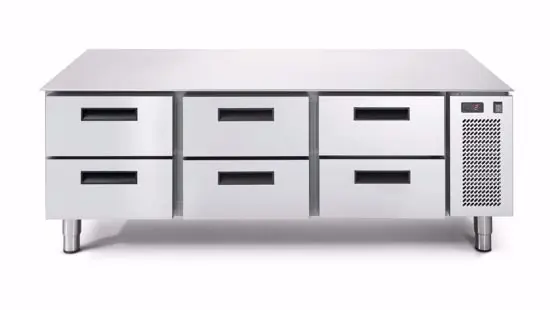 Hete Deal Lage Vrieswerkbank 3x 2 Lades - LINEAR SNACK 703BT/S 2C - 1600x685x(H)613mm