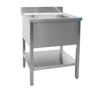 Meest Verkocht SARO Spoeltafel, 1 wasbak,gecentreerd - B 700 xD 700 mm