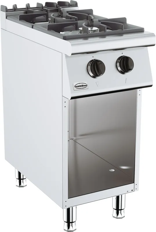 Base 700 Gaskooktafel - 2x 6,5 kW - 400x700x(H)900mm Populair