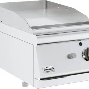 Base 700 Gasbakplaat Verchroomd Glad Tafelmodel - 6,5 kW - 400x700x(H)300mm Alleen Vandaag