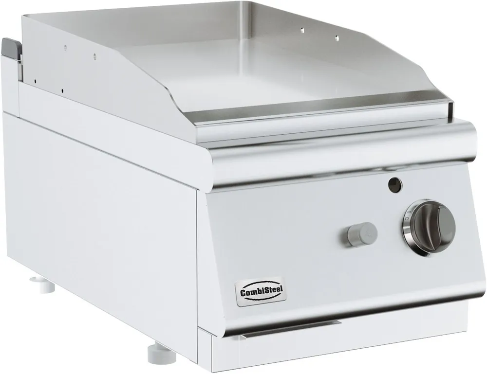 Base 700 Gasbakplaat Verchroomd Glad Tafelmodel - 6,5 kW - 400x700x(H)300mm Alleen Vandaag