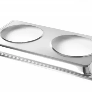Beperkt Aanbod Opzetstuk voor 2x Bainmariepan - passend op GN 1/1 Chafing dish