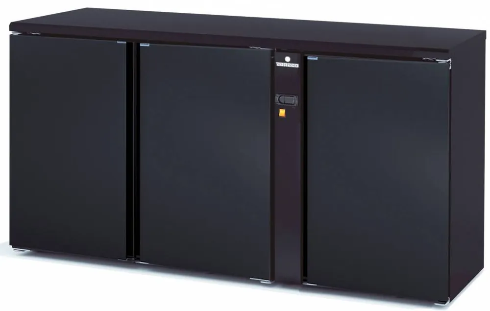 Backbar Barkoelkast - SBP-170 - 3 Deurs - Zonder Koelmachine - 200,5x53x(H)82cm Beperkte Voorraad
