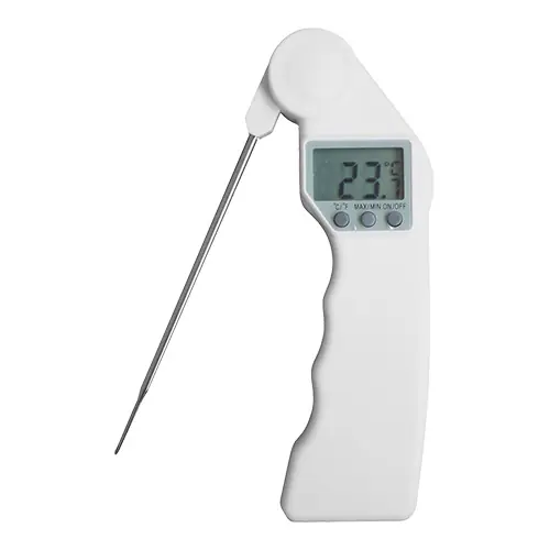 Thermometer Digitaal - Inklapbare RVS Voeler - -50 Tot 300 Graden Beperkte Voorraad