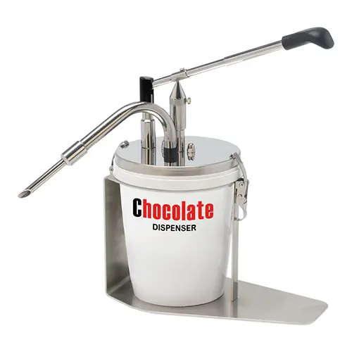 Aanbieding Sausdispenser RVS - voor 3 liter emmer - 165x290x(h)370mm