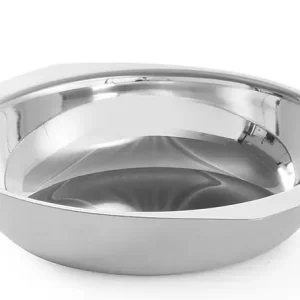 Groenteschaal RVS - met Handgrepen - 160x(h)40mm Gratis Retour