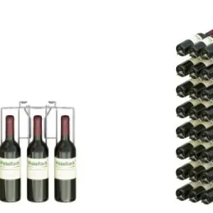 Beste Prijs WijnFlessenrek Presentatie 24 Flessen - 8 niveaus - 75cl