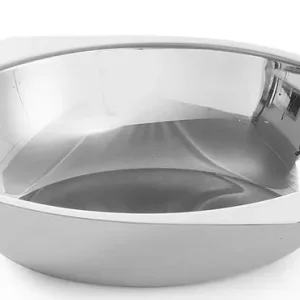 Hoge Kwaliteit Groenteschaal RVS - 140x(h)35mm