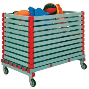 Opberg Kar Kunststof op Wielen 2cm Opening - 120x70x(h)91cm Nieuw