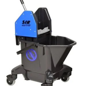 Gecertificeerd Mopemmer Ebony Combo 20 Liter Recycled Plastic Zwenkwielen blauw