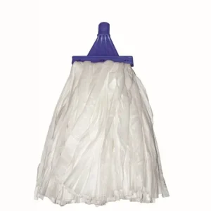Koopje Wegwerg moppen Open Uiteinde Met Schrobstrook 150 Gram blauw