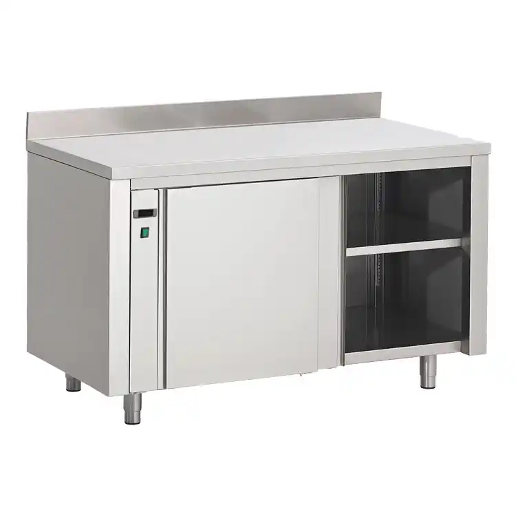 RVS AISI 304 Warmhoudkast + Spatrand - 700(d)x850(h)mm - Beschikbaar in 18 Breedtes Hete Deal