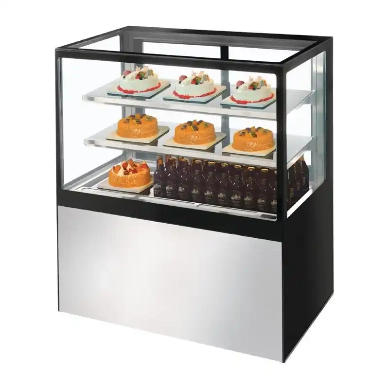 Deli Koelvitrine 385 Liter - 1.09kW - Gehard Glas - 1200x680x(H)1200mm Weekendaanbieding
