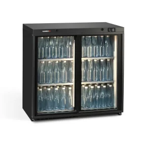 Weekendaanbieding Flessenkoeling 2 Schuifdeuren - Antraciet - Gamko MG3/250SD - 250L - 900x556x900/910mm