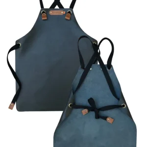 Koop Online Leren Schort Kansas Kinder Model 890x700mm blauw
