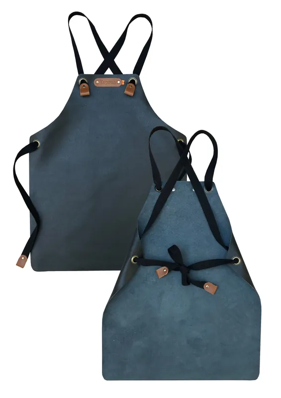 Koop Online Leren Schort Kansas Kinder Model 890x700mm blauw