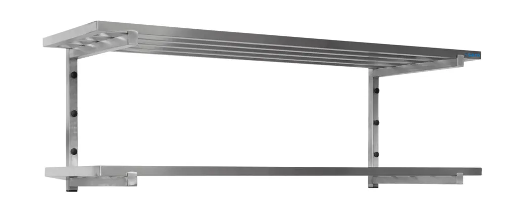 Fabrieksprijs SARO wandschap met 2 open roosters, 1000mm