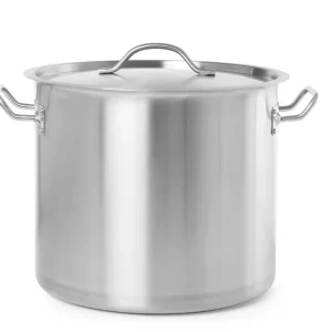 Weekendaanbieding Kookpan / Soeppan Hoog met Deksel - RVS - 98 Liter - 500mm Hoog - KEUZE UIT 5 MATEN