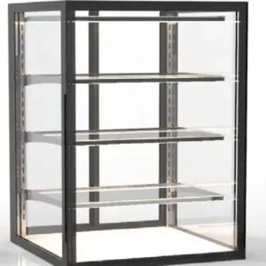 Alleen Vandaag Neutrale Glazen Vitrine - 600x600mm - Beschikbaar in 2 Hoogtes