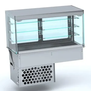 Drop In Koelvitrine Recht - Gesloten Dagaanbieding