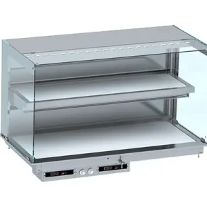 Drop In Keramische Warmhoudvitrine Wandmodel - Wit Meest Verkocht