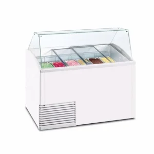 Framec Schepijsvitrine - Statisch 10x 5l Bakken - -15°C/-20°C - SLANT 510 ICE Lage Kosten