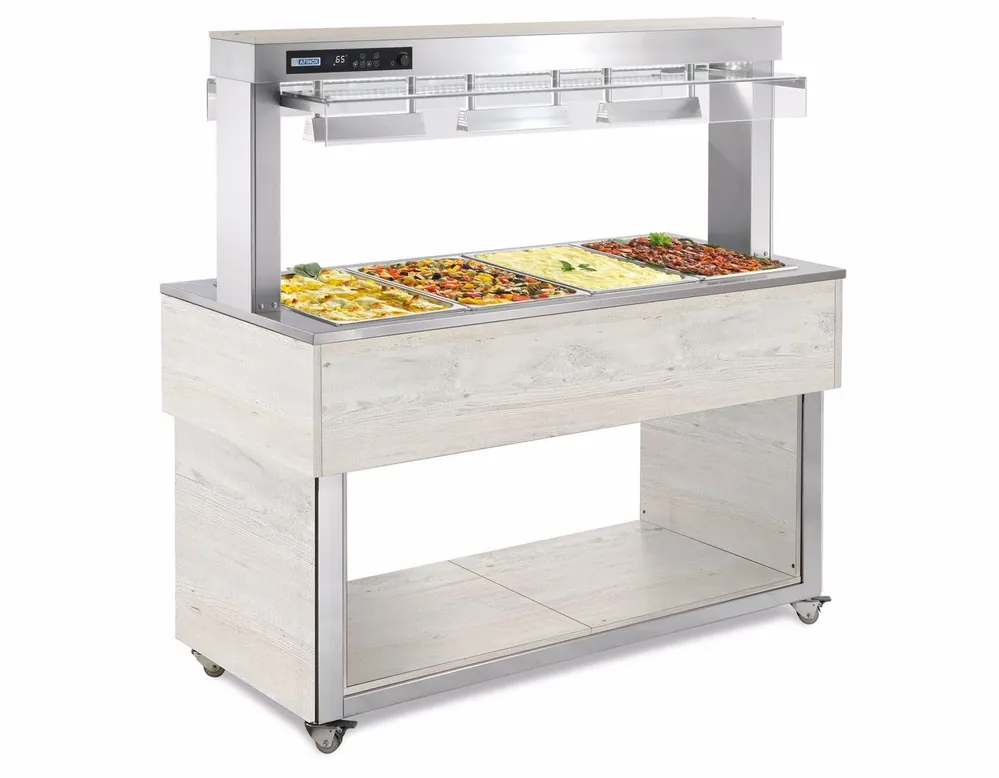 Express Levering Afinox Buffet - Gastrobuffetten - +30°C / +90°C - TR-RED 4/1 GN