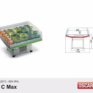 Oscartielle Koeleiland - 0°C / + 2°C - ARCHE XP C-MAX - R290 Hete Deal