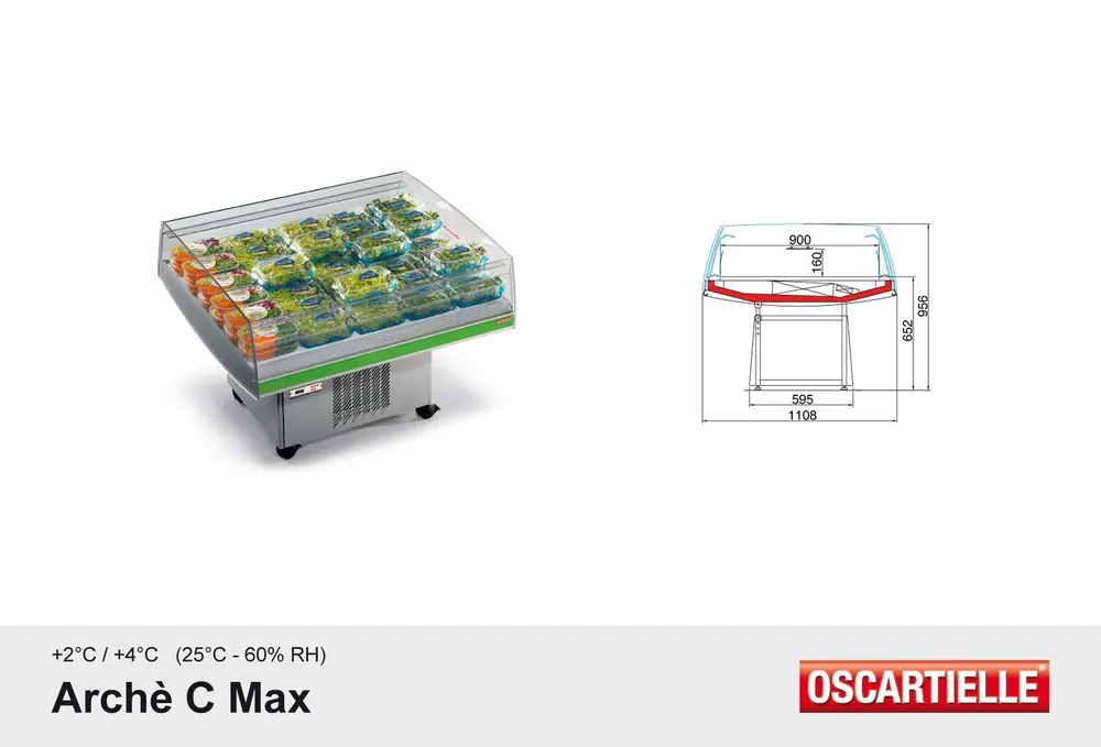 Oscartielle Koeleiland - 0°C / + 2°C - ARCHE XP C-MAX - R290 Hete Deal