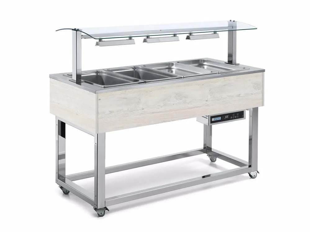 Voordeelprijs Afinox Buffet - Gastrobuffetten - +30°C / +90°C - ES-RED 3/1 GN