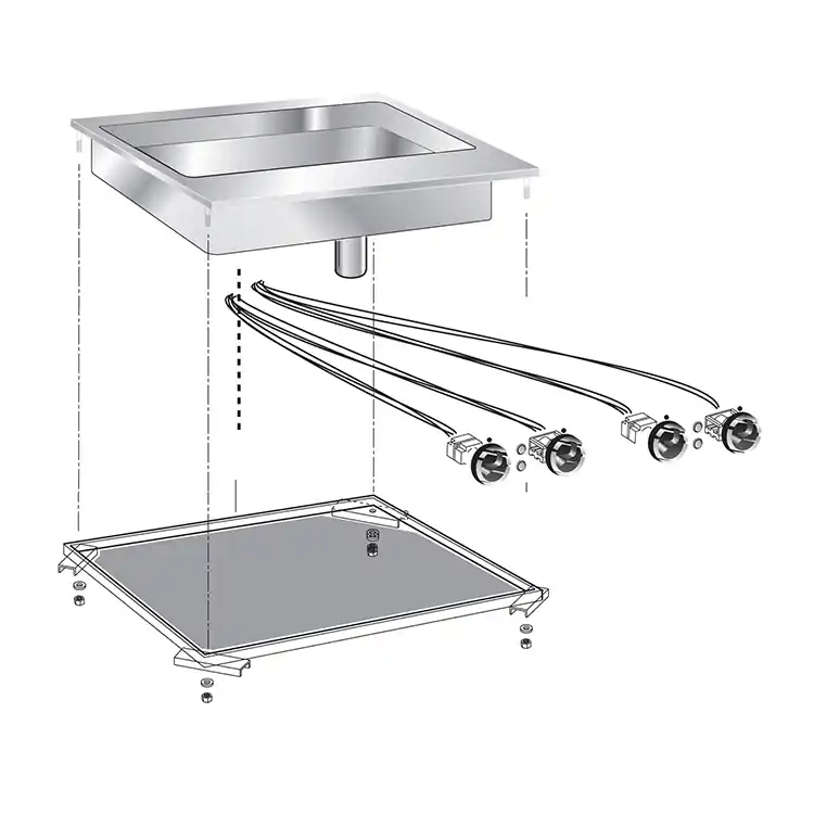 Drop-in Multifunctionele Braadpan Direct Verzonden