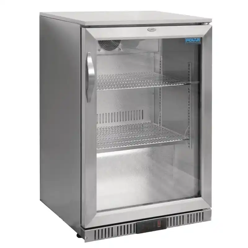 Flitsaanbieding Polar G-serie Barkoeling Met Klapdeur - RVS 138L - 600x520x(H)900mm