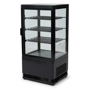 Snelle Levering Koelvitrine - Zwart - 68L - 3 Roosters