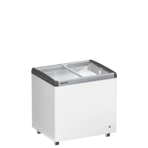 Gereduceerde Prijs IJconservator EFE 2252-21 163 Liter met Glazen Schuifdeksel