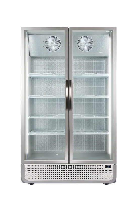 Glasdeur vriezer dubbeldeurs wit F10PRO-H-WE-NL-HU (F10PROFREEZER) Nu Kopen