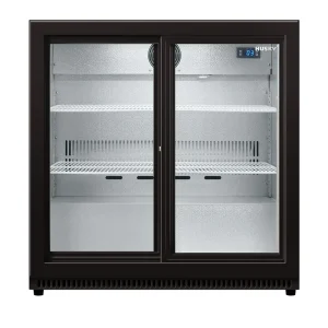 Backbar koeler 2 deurs schuifdeuren zwart C2Slide-865-BK-NL-HU Seizoensaanbieding